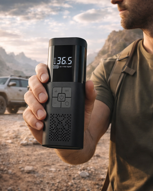 GearUpLux Portable Tyre Inflater - 150 PSI